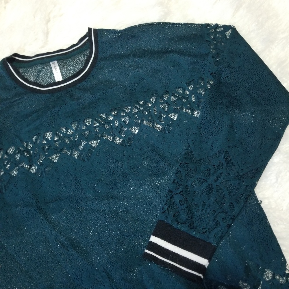 Fabletics Lace Long Sleeve Top